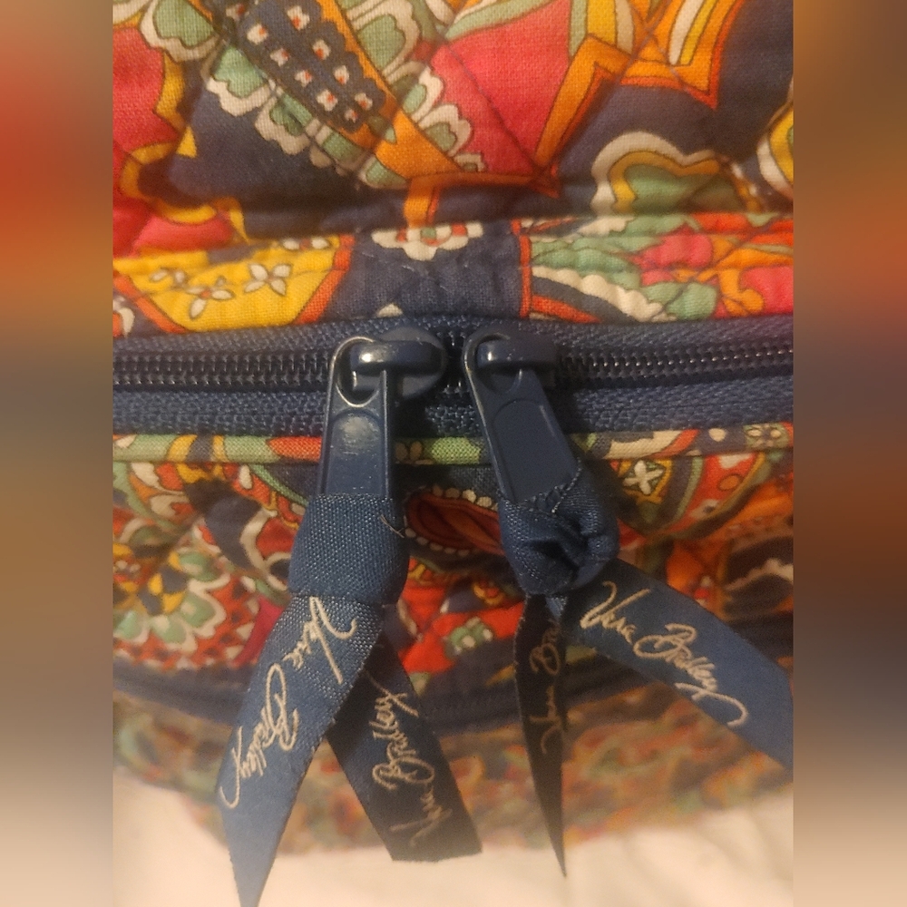 Vera Bradley Multicolor Floral And Paisley Backpack - Picture 10 of 14